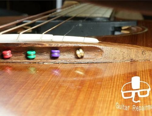 【Lowden】{琴橋開膠}{重製象牙下枕} F-50c