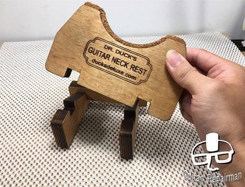 【開箱】Dr.Duck's Guitar Neck Rest 鴨子琴枕
