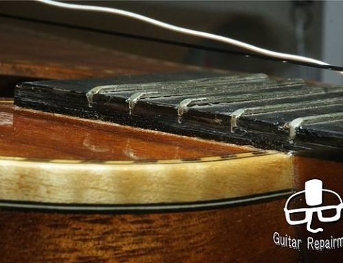 【KAMAKA】{Refret}{局部補漆}{更換牛骨上下枕} HB-2D