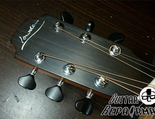 【Lowden】{更換海象牙下枕}{弦導溝處理} F-2Sc F/F 40th